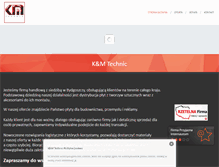 Tablet Screenshot of kmtechnic.pl